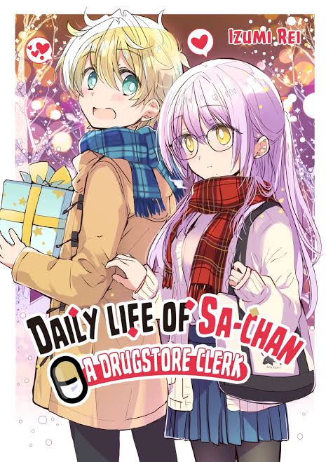 cover daily life of sa-chan, a drugstore clerk